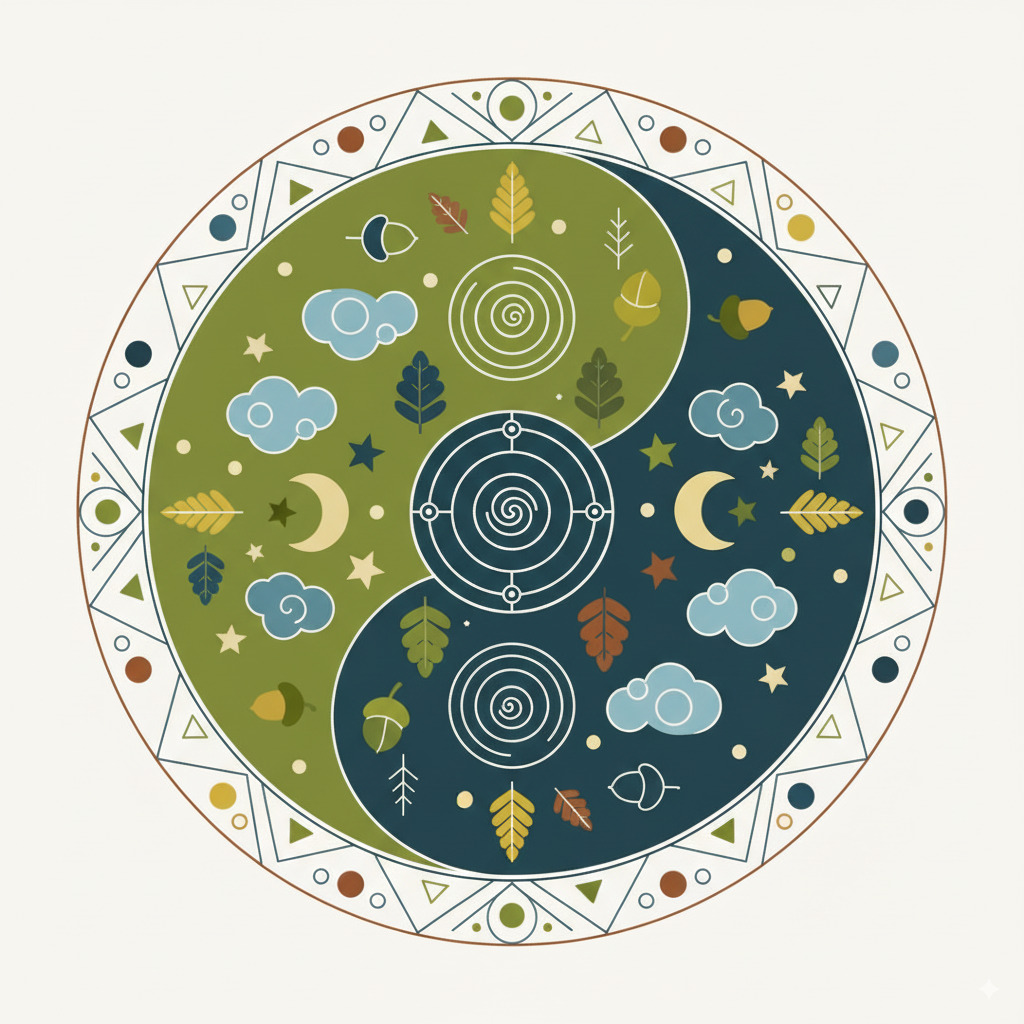 Balanced healing background